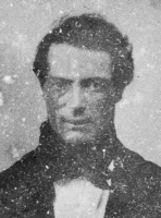 Peter Husen ca. 1858. Udsnit af daguerreotypi.